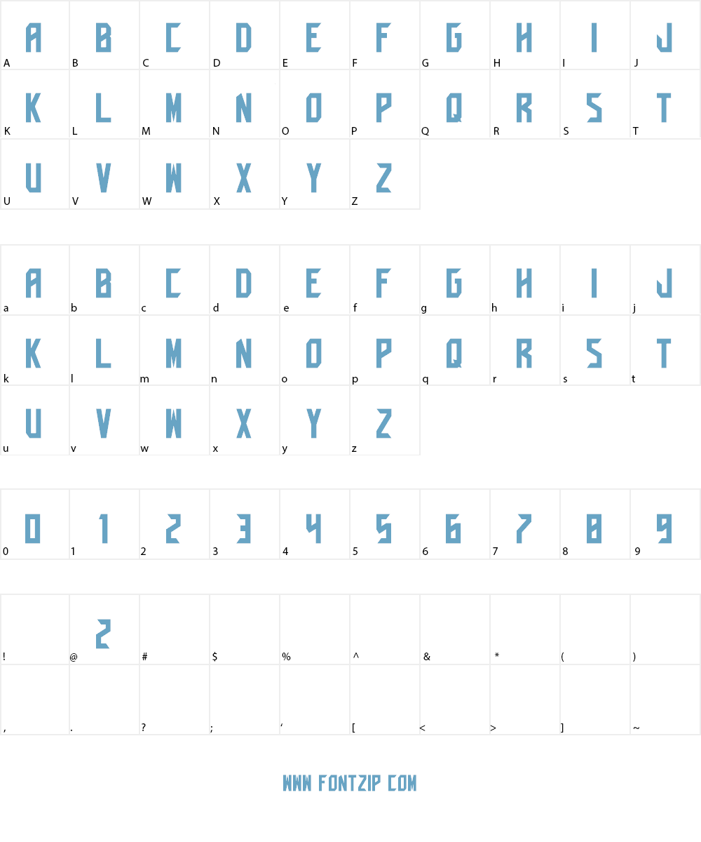 NFL Tampa Bay Buccaneers Font Character